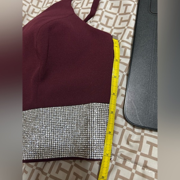 Bedazzled cropped tank cami sari saree blouse - Picture 5 of 6